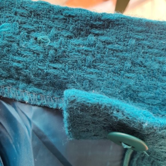 Vintage Dolina Petites Teal Skirt - Picture 11 of 15